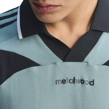 Adidas x Metalwood Originals Polo Shirt - Green Earth