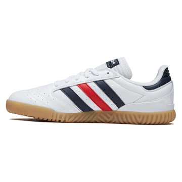 Adidas Busenitz Indoor Super Shoes - Ftwr White/Collegiate Navy/Better Scarlet