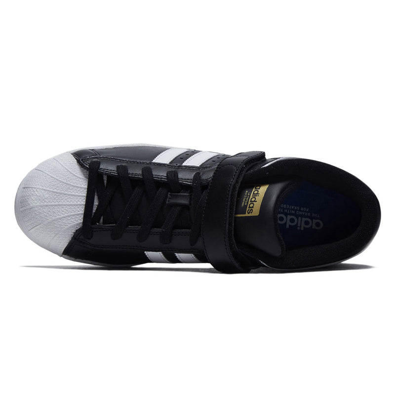 Adidas Pro Shell ADV Shoes - Core Black/Ftwr White/Gold Metallic