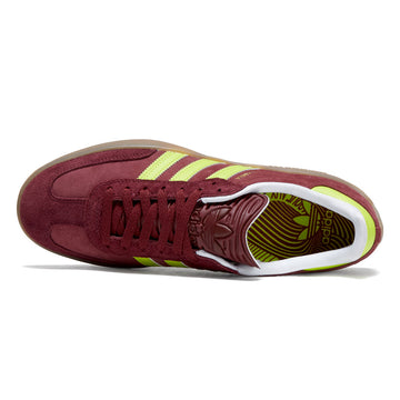 Adidas Puig Samba Shoes - Maroon/Semi Solar Yellow/Shadow Red