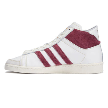 Adidas x Mark Gonzales Jabbar Hi Shoes - Alumina/Chalk White/Shadow Red