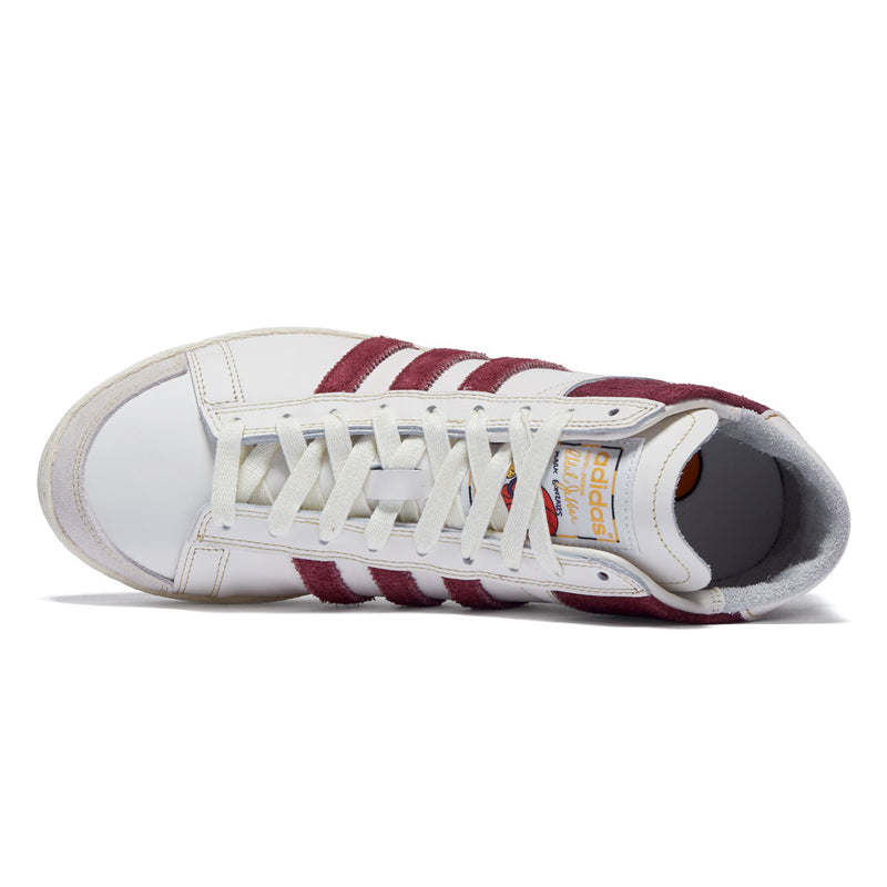 Adidas x Mark Gonzales Jabbar Hi Shoes - Alumina/Chalk White/Shadow Red