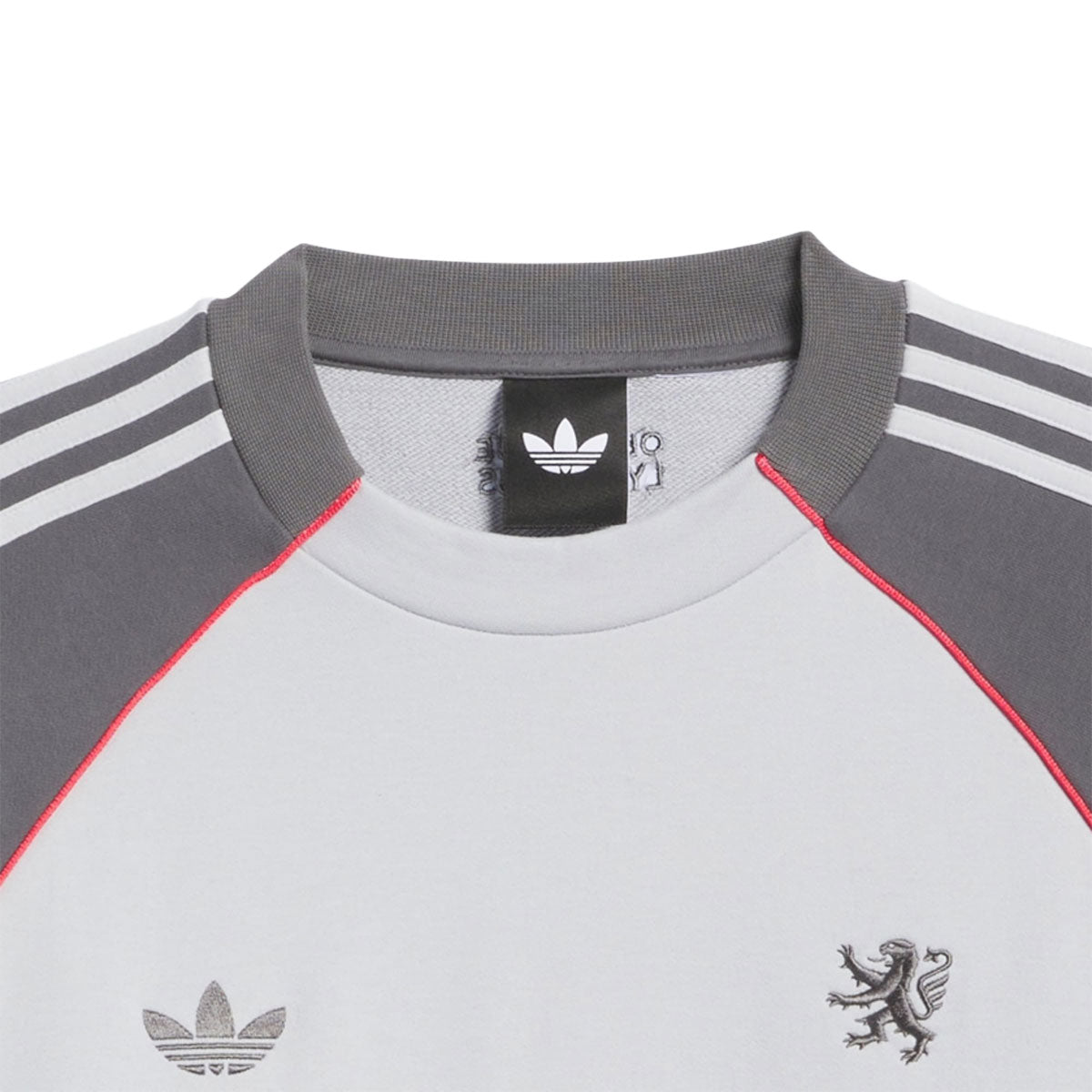 Adidas x Wall Street x Olympique Lyonnais Sweatshirt - Light Grey/Grey image 6