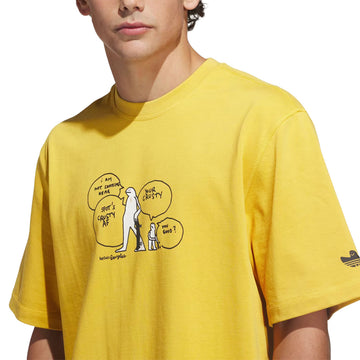 Adidas Gonz Crusty T-Shirt - Preloved Yellow/Black