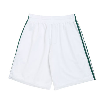 Adidas Tyshawn B Shorts - White/Matte Gold/Collegiate Green