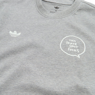 Adidas Gonz Spot T-Shirt - Medium Grey Heather