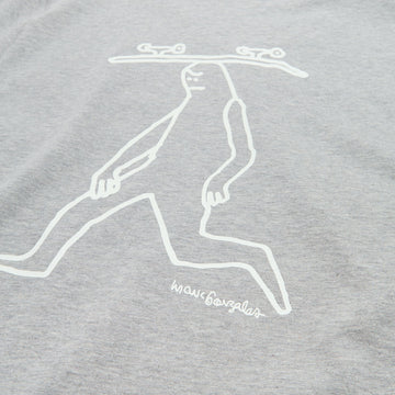 Adidas Gonz Spot T-Shirt - Medium Grey Heather