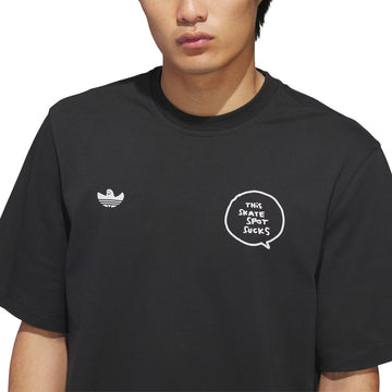 Adidas Gonz Spot T-Shirt - Black/Ice Purple