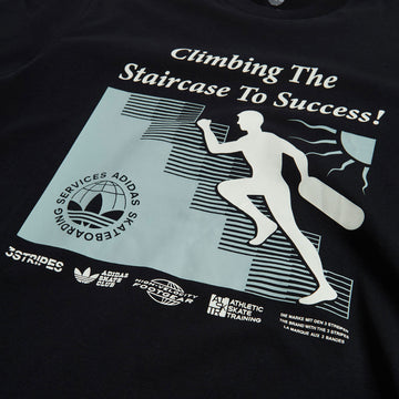 Adidas Skate Staircase T-Shirt - Black