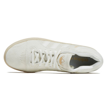 Adidas Tyshawn Shoes - Off White/Off White/Gold Metallic