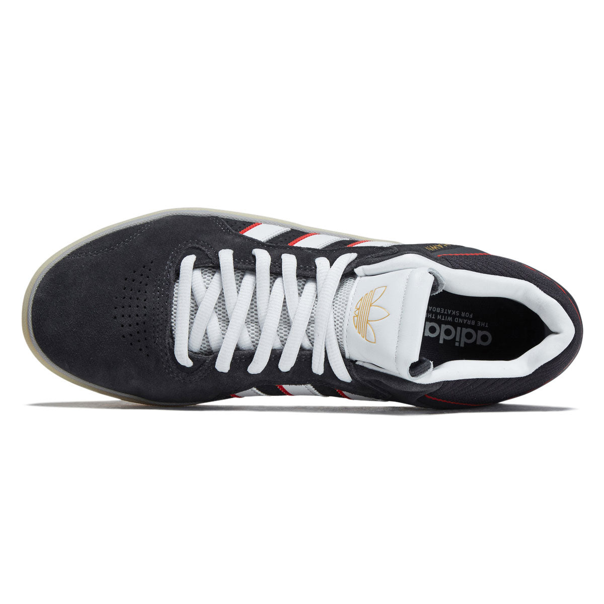 Adidas Tyshawn Shoes - Carbon/Crystal White/Better Scarlet – CCS
