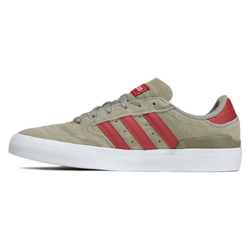 Adidas Busenitz Vulc II Shoes - Silver Pebble/Team Victory Red/Ftwr White