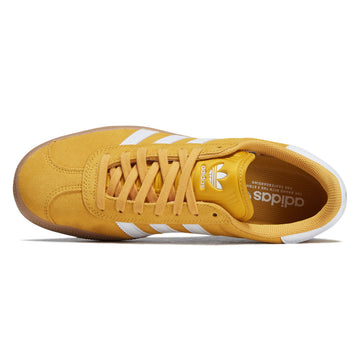 Adidas Gazelle ADV Shoes - Preloved Yellow/Ftwr White/Gold Metallic