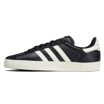 Adidas Gazelle ADV Shoes - Core Black/Cream White/Gold Metallic
