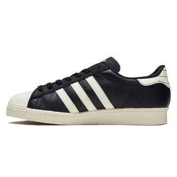 Adidas Superstar 80 ADV Shoes - Core Black/Cream White/Gold Metallic