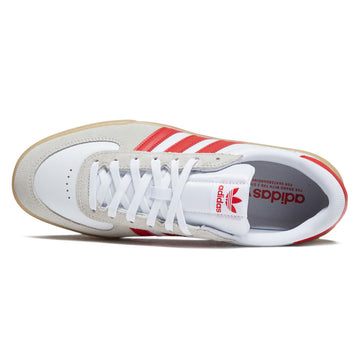 Adidas Glenburn Shoes - Ftwr White/Better Scarlet/Gum