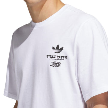 Adidas TOS Crane T-Shirt - White/Black