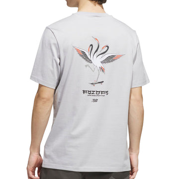 Adidas TOS Crane T-Shirt - Light Solid Grey/Black