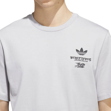 Adidas TOS Crane T-Shirt - Light Solid Grey/Black
