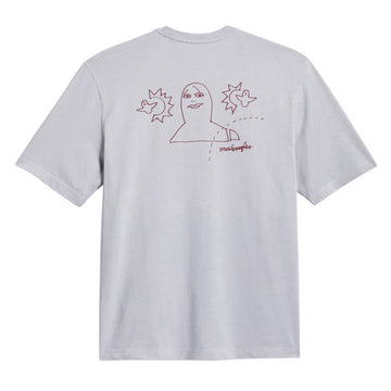 Adidas Gonz Na T-Shirt - Halo Silver/Shadow Red