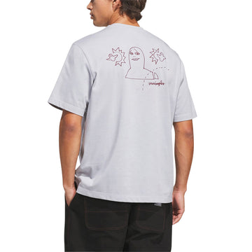 Adidas Gonz Na T-Shirt - Halo Silver/Shadow Red