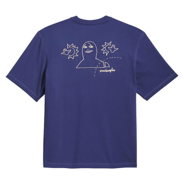 Adidas Gonz Na T-Shirt - Muted Purple/Acid Orange