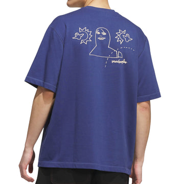 Adidas Gonz Na T-Shirt - Muted Purple/Acid Orange