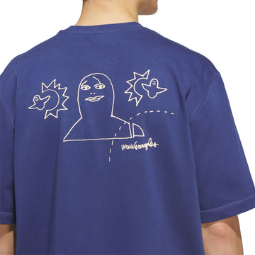 Adidas Gonz Na T-Shirt - Muted Purple/Acid Orange