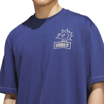 Adidas Gonz Na T-Shirt - Muted Purple/Acid Orange