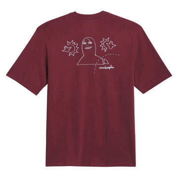 Adidas Gonz Na T-Shirt - Shadow Red/Halo Silver