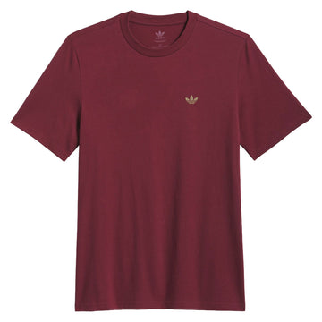 Adidas 4.0 Logo T-Shirt - Shadow Red/Khaki