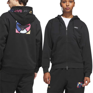 Adidas Gonz Graph Full Zip Hoodie - Black