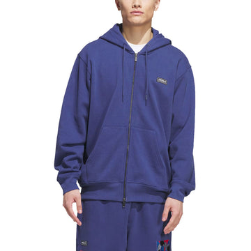 Adidas Gonz Graph Full Zip Hoodie - Muted Purple