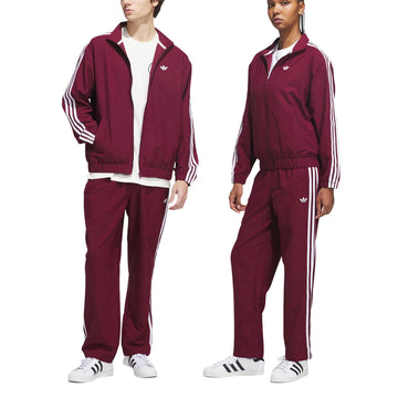 Adidas Superfire Track Pants - Shadow Red/White