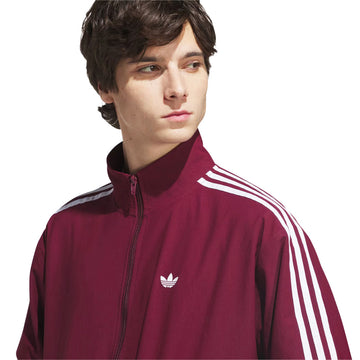 Adidas Superfire Track Jacket - Shadow Red/White