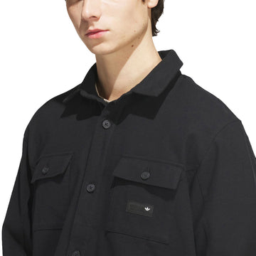 Adidas FS+ Long Sleeve Flannel Shirt - Black