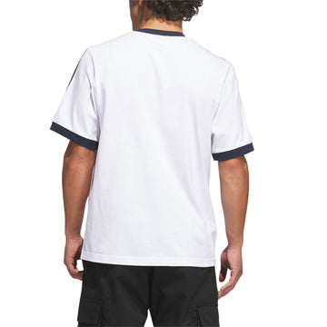 Adidas FSBS Ringer T-Shirt - White/Aurora Ink