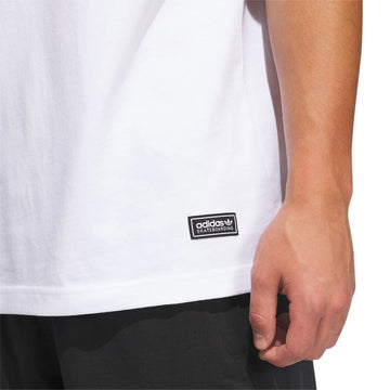 Adidas FSBS Ringer T-Shirt - White/Aurora Ink