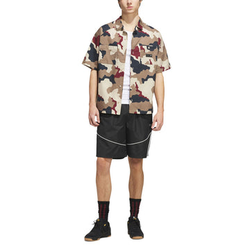 Adidas FS+ Shirt - Khaki Heather/Khaki/Aurora Ink/Shadow Red