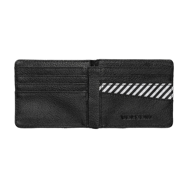 Volcom Pay-a-pal Leather Bifold Wallet - Black