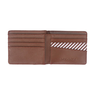 Volcom Pay-a-pal Leather Bifold Wallet - Brown
