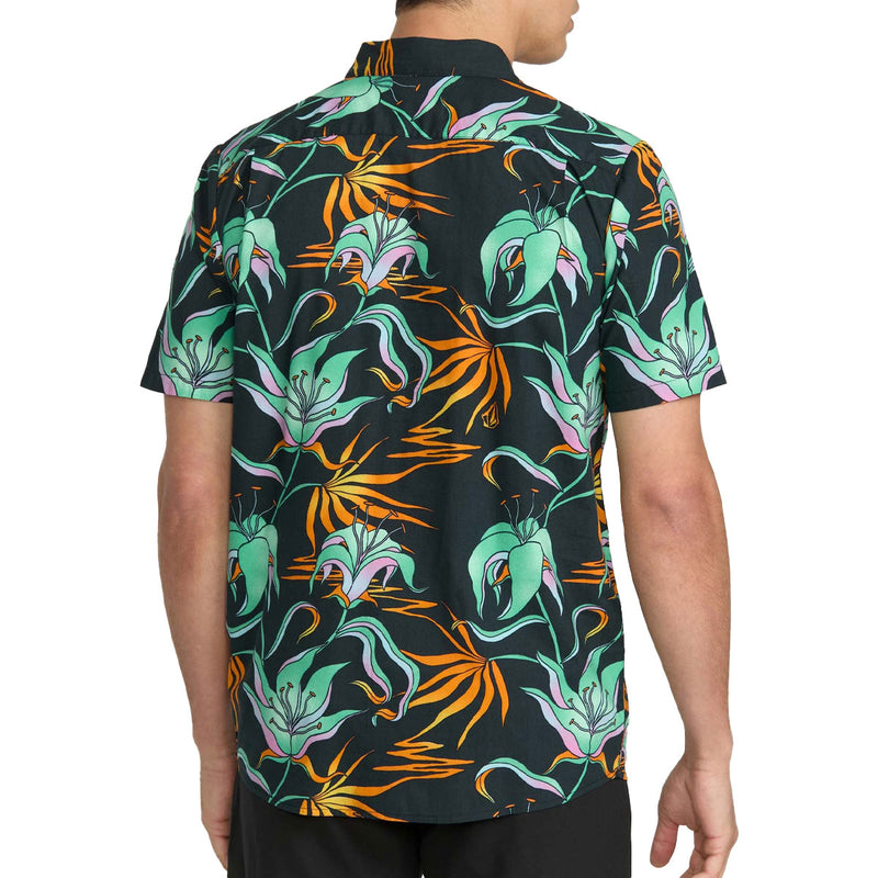 Volcom Brainmelter Floral Shirt - Black/Green