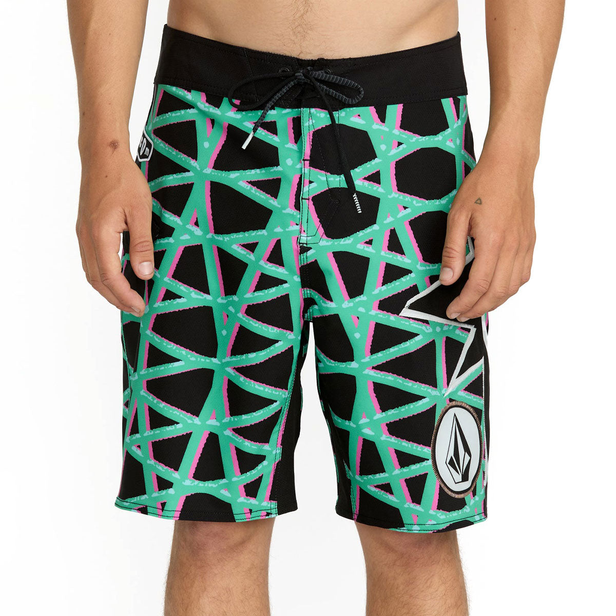 Volcom St4r G4zer Mod 20 Boardshorts - Black image 3