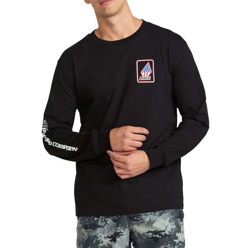Volcom 1st Boarding Co Long Sleeve T-Shirt - Black