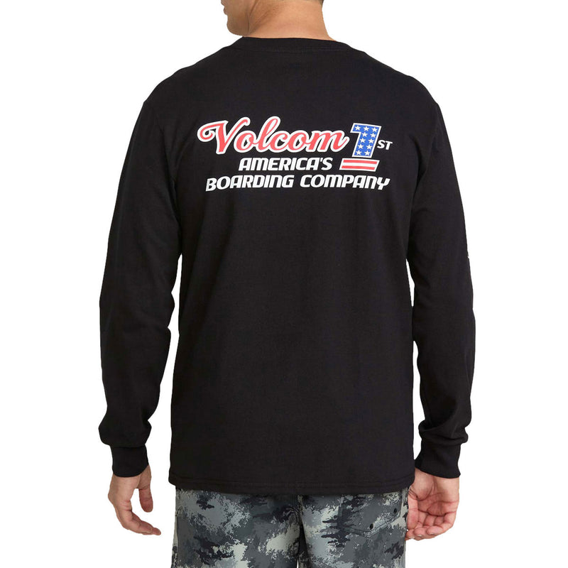 Volcom 1st Boarding Co Long Sleeve T-Shirt - Black