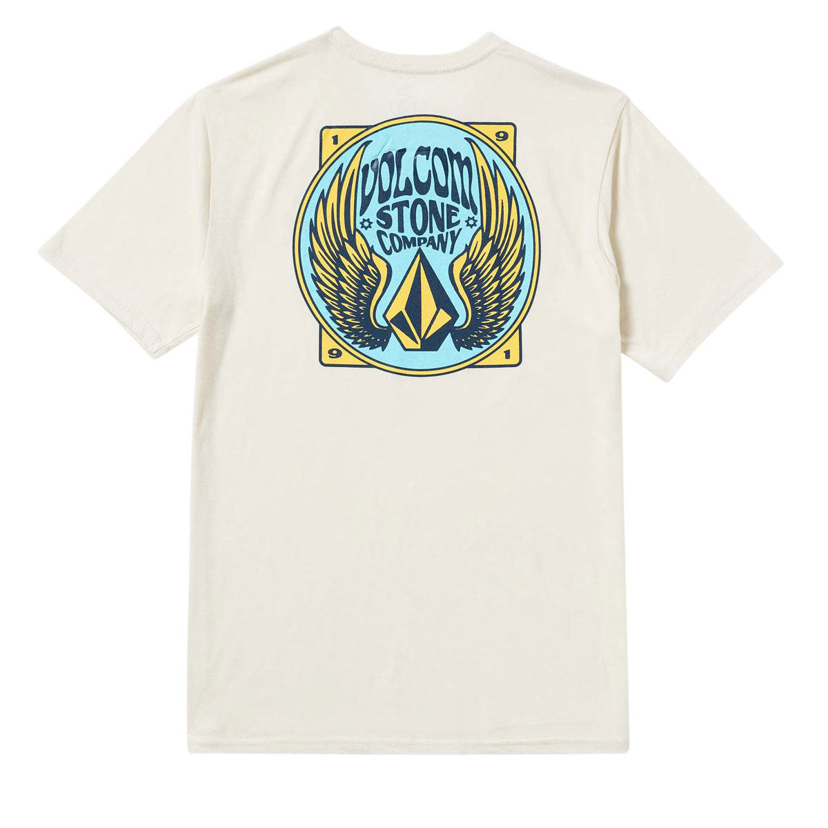 Volcom Dactyl T-Shirt - Off White/Heather image 2