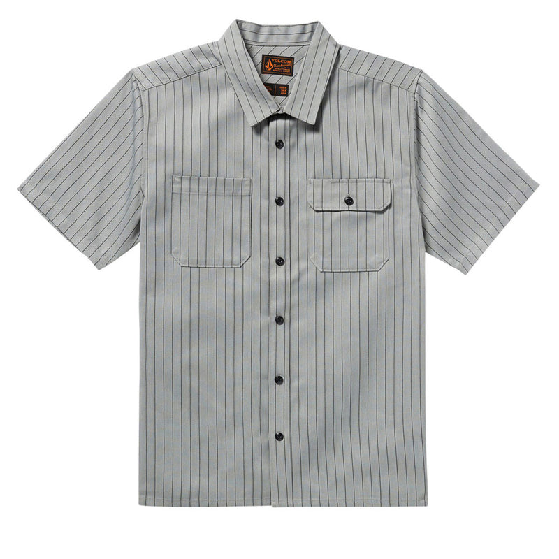Volcom Trade Stone Shirt - Tower Grey