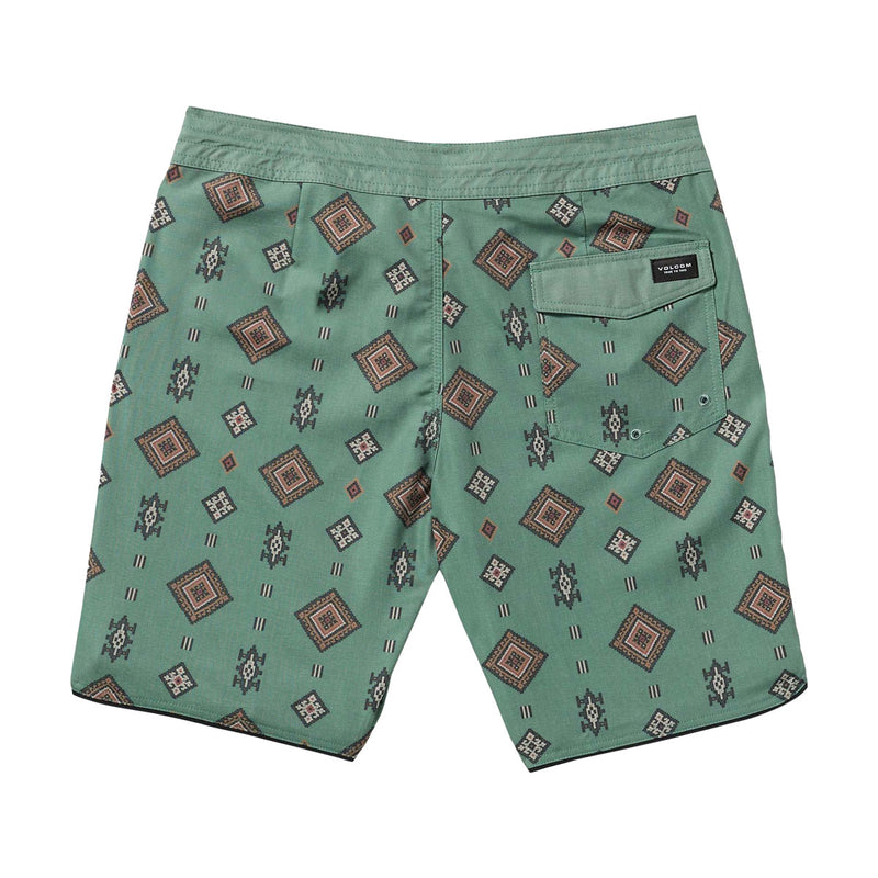 Volcom Desert Dobby Stoney 19 Boardshorts - Light Olive