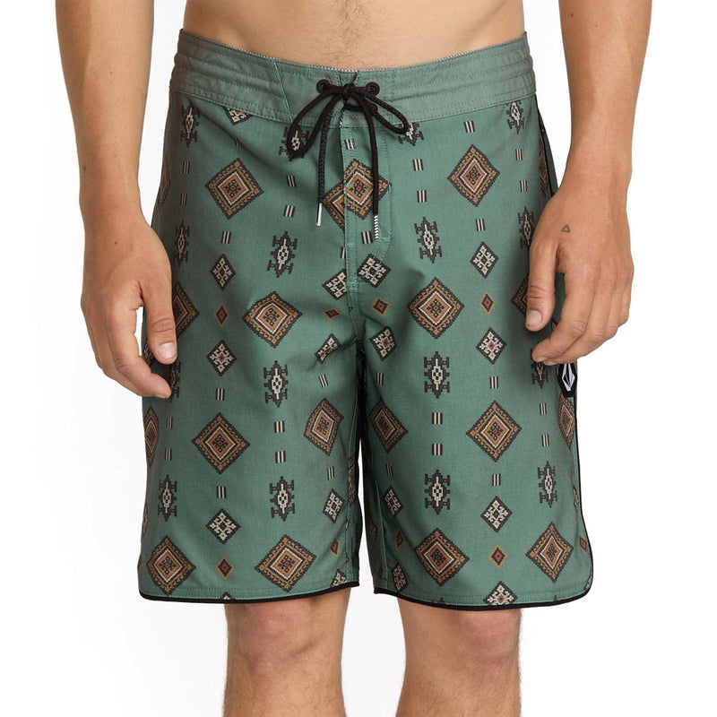 Volcom Desert Dobby Stoney 19 Boardshorts - Light Olive