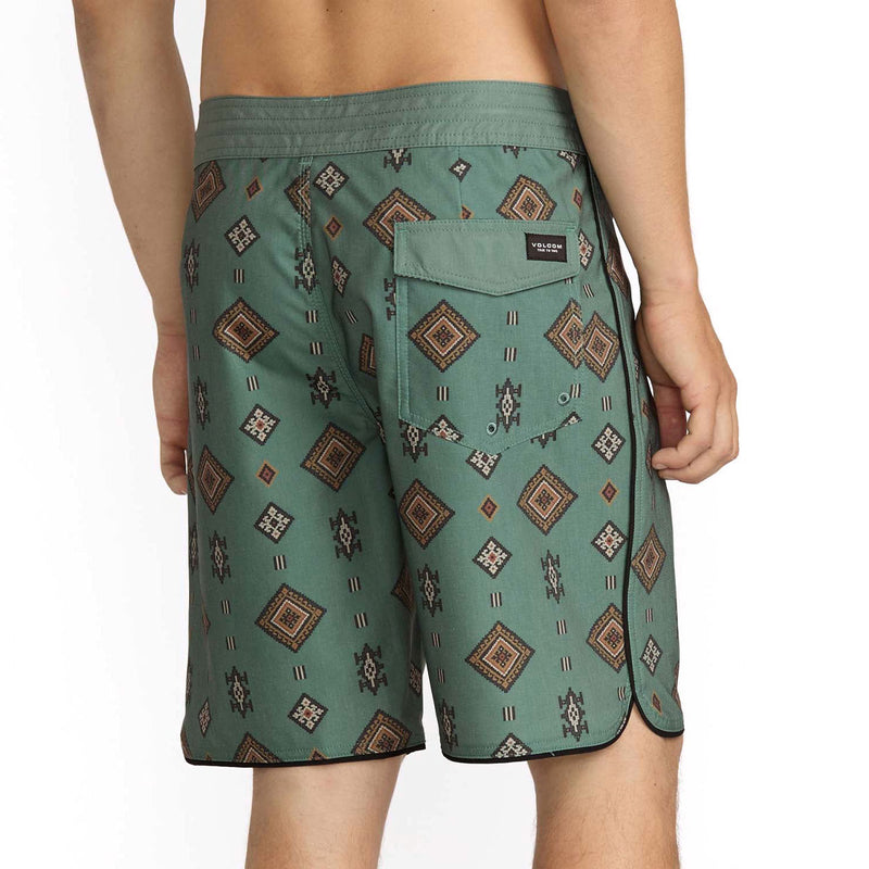 Volcom Desert Dobby Stoney 19 Boardshorts - Light Olive